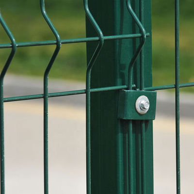 Yard Link Roll Top welded Mesh Fencing Pvc Coated Forti V Fold Anti Climbing การปรับปรุงความสะอาดของพื้นที่