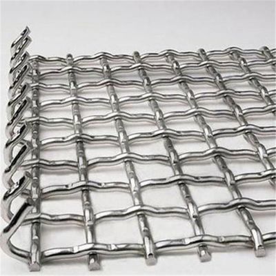 สแตนเลสสถาปัตยกรรมเหมืองแร่ Screen Mesh สายผงล็อคเครม Mesh
