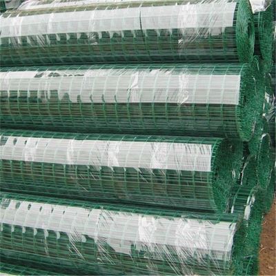 ISO9001 ยืนยันการเคลือบ PVC กระบวนกระบวน สวนสายรั้ว 50mm X50mm