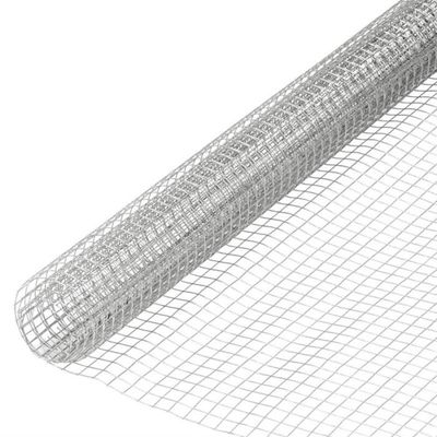 ขายร้อน 1/2 นิ้ว 36 X 100 ฟุตม้วนตาข่ายลวดเชื่อมสังกะสีสำหรับรั้วโกเฟอร์และกระต่าย