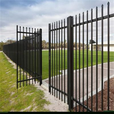 แผนกรั้วเหล็กปิ๊กเก็ตแบบแอนติร็อสต์ Custom Galvanized แบบ W สําหรับฟาร์มและสวน
