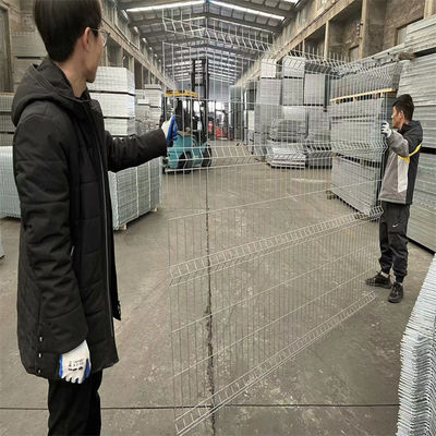 3D กว้างทอ Welded Wire Mesh สวนรั้วบ้านตกแต่งภายนอก
