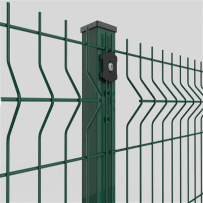 ขายร้อน 3d รั้ว Welded Wire Mesh แผนก Bending รั้ว Curved รั้วสวนกลางแจ้ง