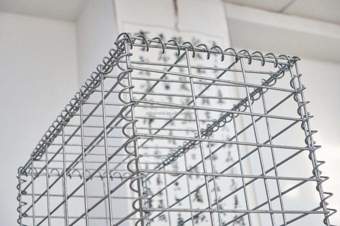 ป้องกันสนิม Hot Dip Galvanized Gi Gabion กล่อง 3x1x1m ทนทานการใช้งาน 3