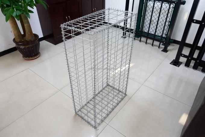 ป้องกันสนิม Hot Dip Galvanized Gi Gabion กล่อง 3x1x1m ทนทานการใช้งาน 4
