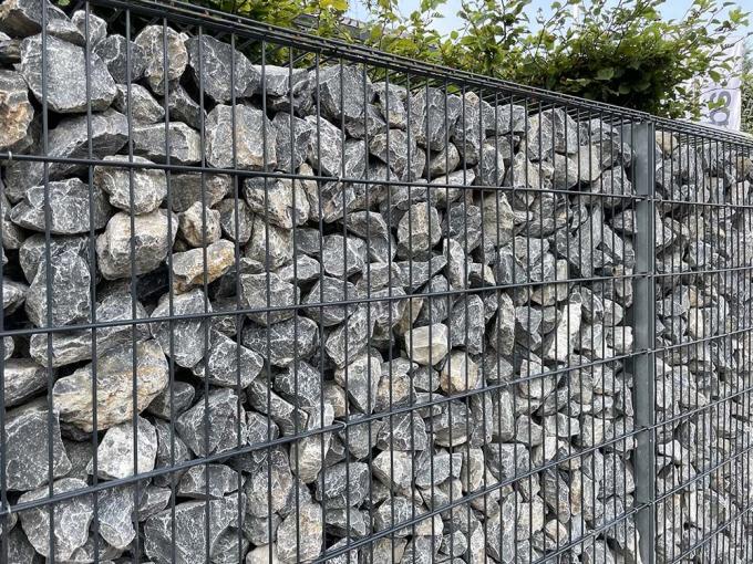 ป้องกันสนิม Hot Dip Galvanized Gi Gabion กล่อง 3x1x1m ทนทานการใช้งาน 10