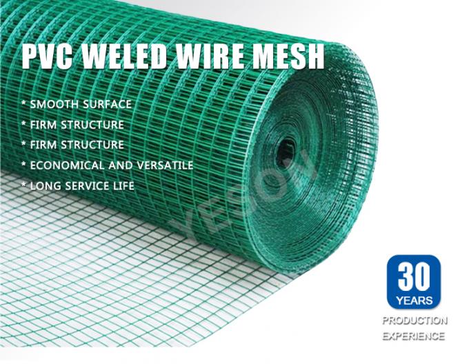 0.5mm-14mm พลาสติก PVC โลล Welded สาย Mesh ทนทานสัตว์เลี้ยงกรง สาย Mesh 0