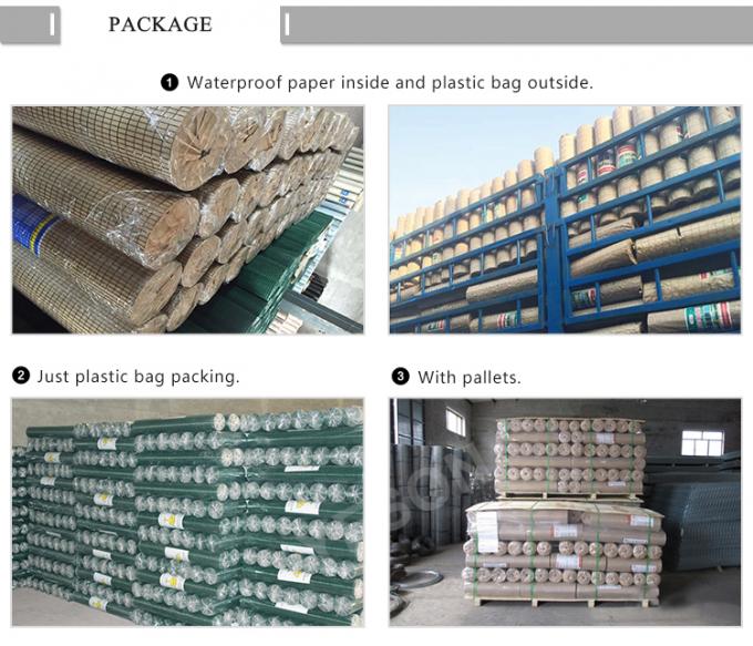 0.5mm-14mm พลาสติก PVC โลล Welded สาย Mesh ทนทานสัตว์เลี้ยงกรง สาย Mesh 3