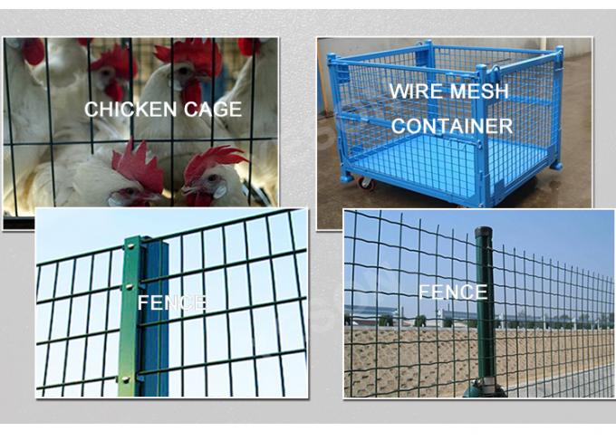 0.5mm-14mm พลาสติก PVC โลล Welded สาย Mesh ทนทานสัตว์เลี้ยงกรง สาย Mesh 4