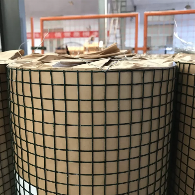 1/2x1 1x1 Hot Dip Galvanized Iron Weldered Wire Hardware Cloth Mesh Rolls/ 16 Gauge Electro Galvanized square Hole Weldered Mesh สายสลัดแบบสี่เหลี่ยม 6