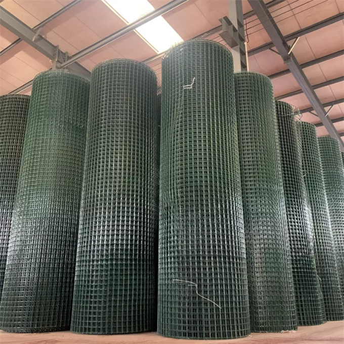 1/2x1 1x1 Hot Dip Galvanized Iron Weldered Wire Hardware Cloth Mesh Rolls/ 16 Gauge Electro Galvanized square Hole Weldered Mesh สายสลัดแบบสี่เหลี่ยม 7