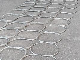 0.4-0.9mm แอนติแทง แบรนด์ สาย Mesh ถัง Track รอยเหล็ก 0