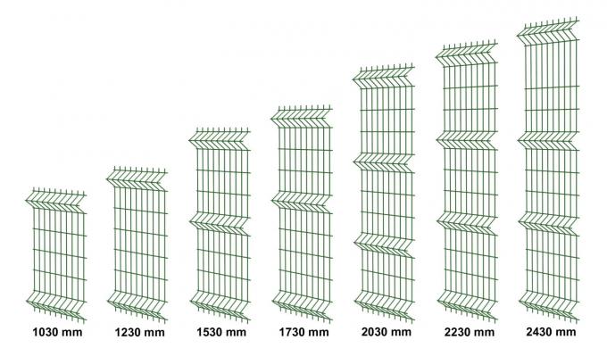 รั้วโค้ง 3d / 6x6 คอนกรีตเสริมเหล็ก สายไหม welded / 3d สายไหม welded รั้ว 0