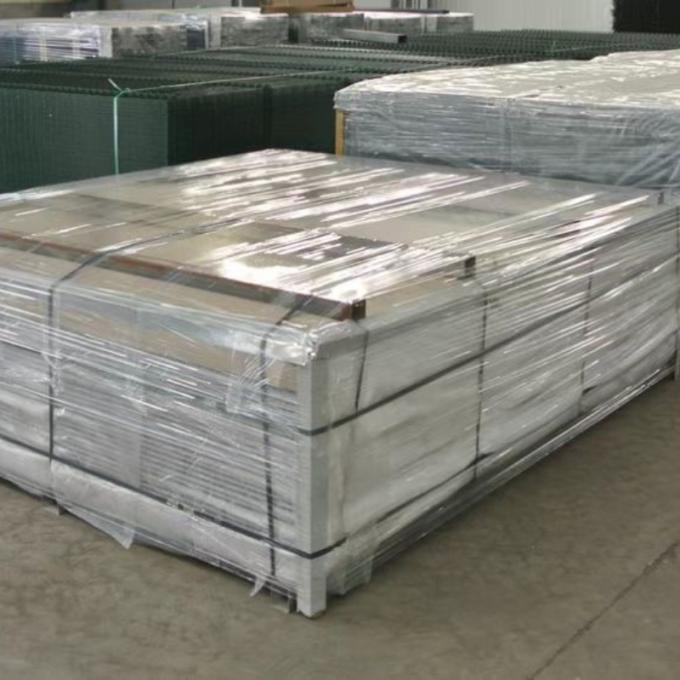 วินิลเคลือบ 3d วงโค้งรั้วบิด สายไหม welded รั้ว 1.5 * 3m 8