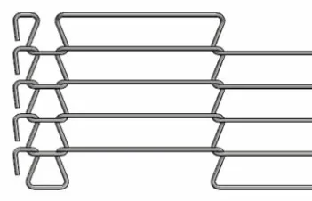 1.0mm-3.0mm สแตนเลส สาย Mesh คอนเวียร์แบนสําหรับเตาอบ 1