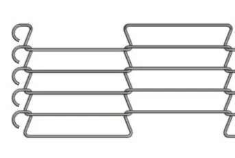 1.0mm-3.0mm สแตนเลส สาย Mesh คอนเวียร์แบนสําหรับเตาอบ 2
