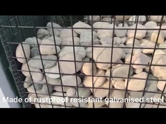 กล่องก๊าบิออนกระเป๋าสตางค์ Mesh แกลนไซน์ welded กล่องก๊าบิออน 2 * 1 * 1 welded Mesh หินกรง
